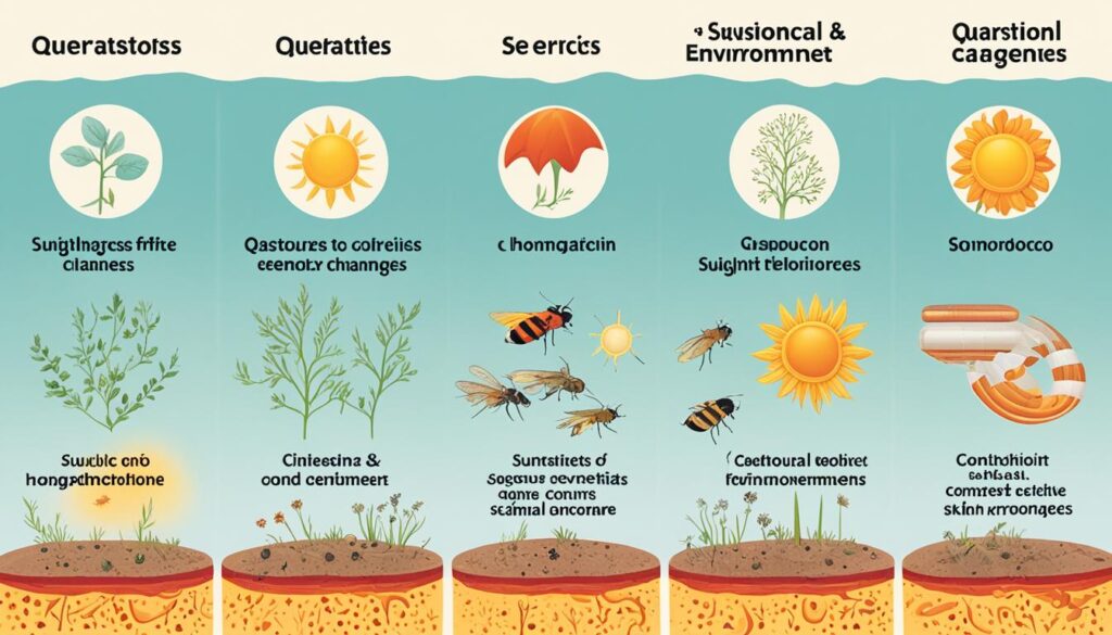 Causas de la queratosis seborreica